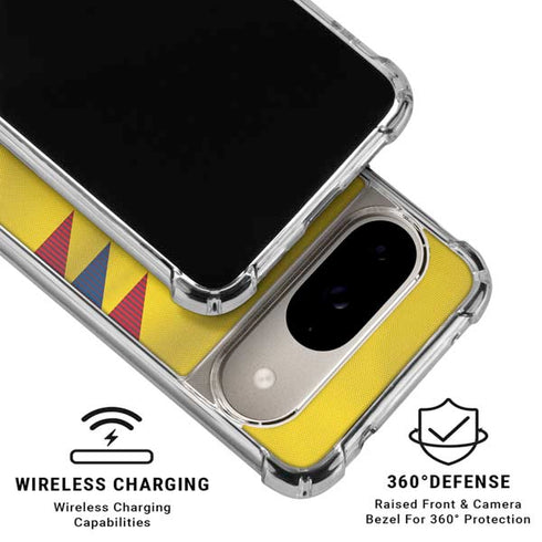 Colombia Soccer Flag Google Pixel 10 Clear Case